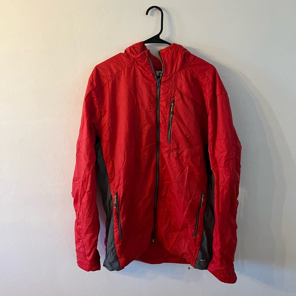 Salomon red jacket